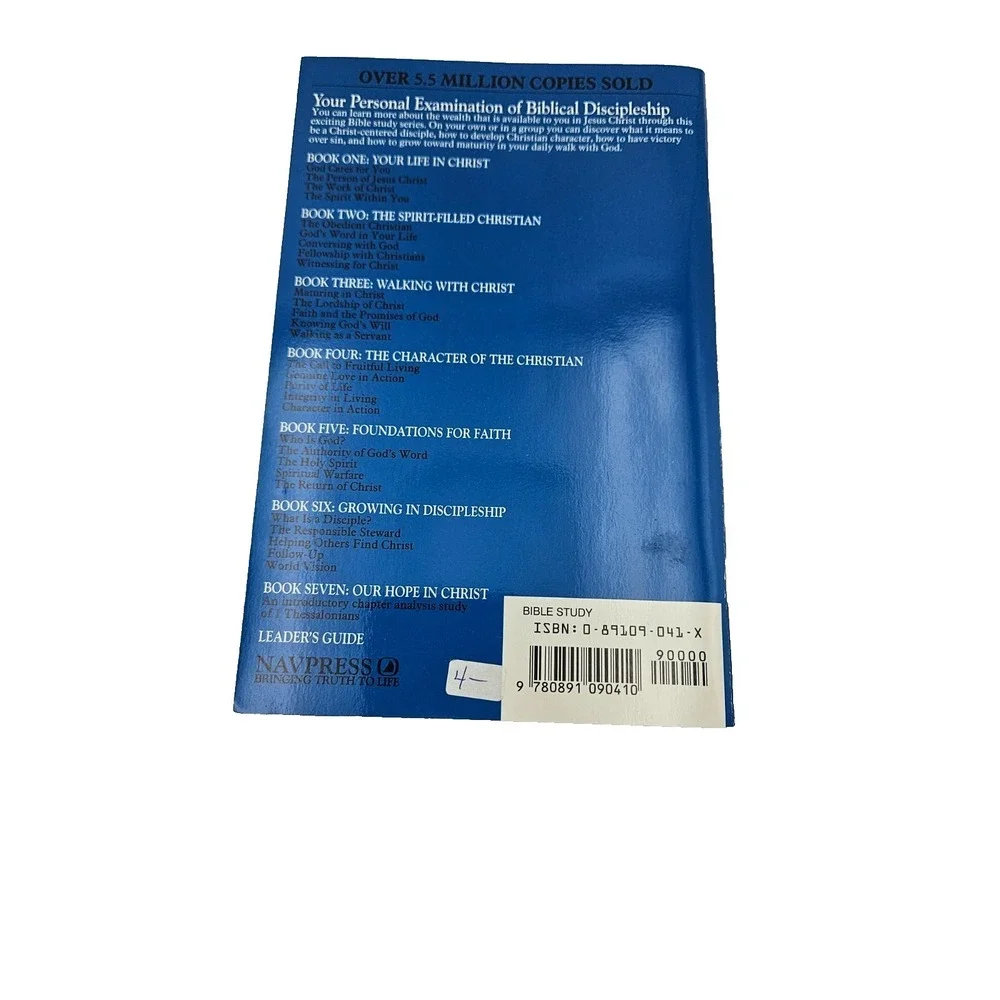 Christian Bible Study Workbook Growing in Discipleship‎ Book 6 NavPress